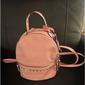Steve Madden light pink mini backpack